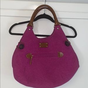 Kate Spade felt purse